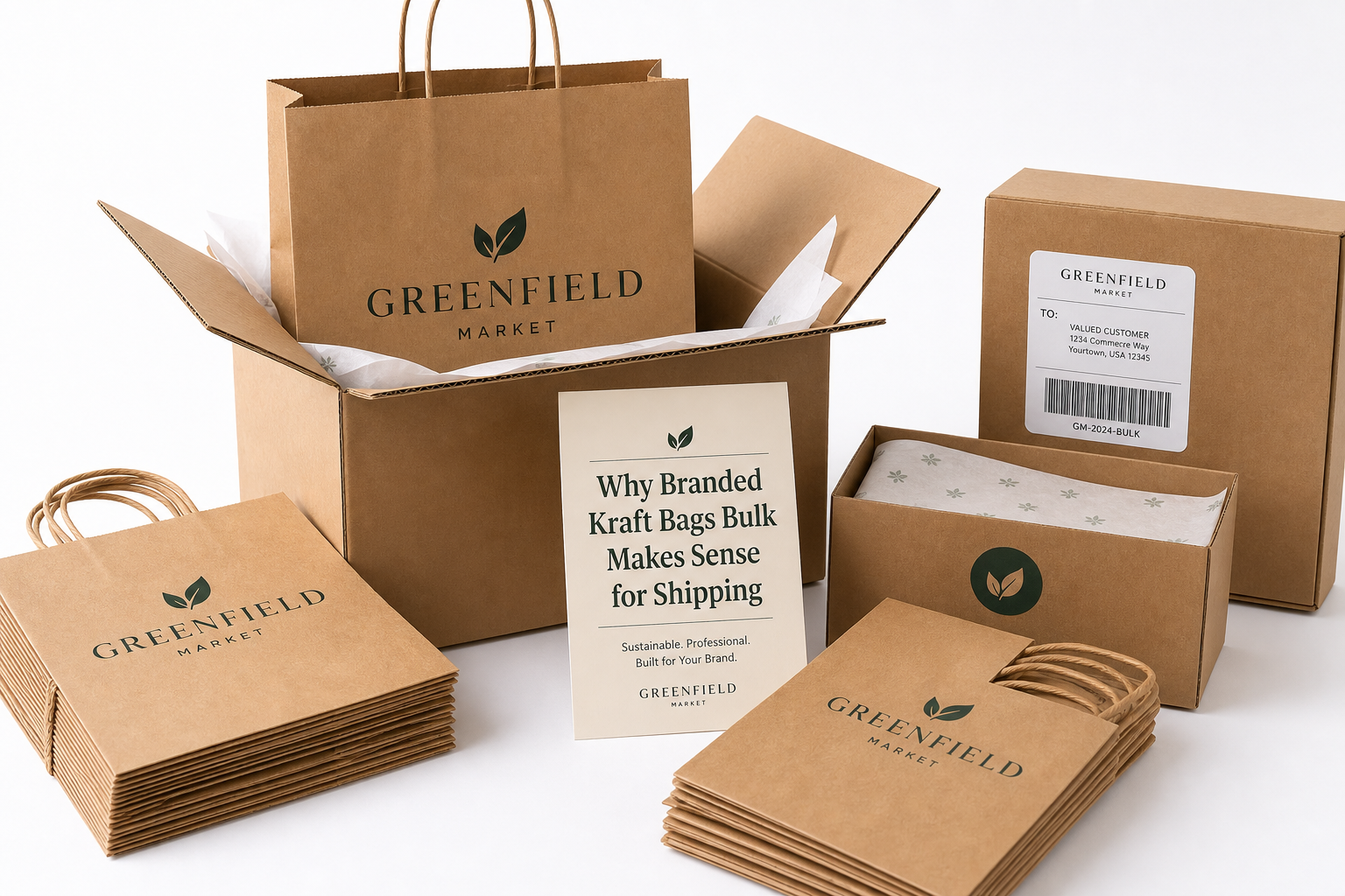 Branded Kraft Bags Bulk: Specs, Pricing, and Orders
