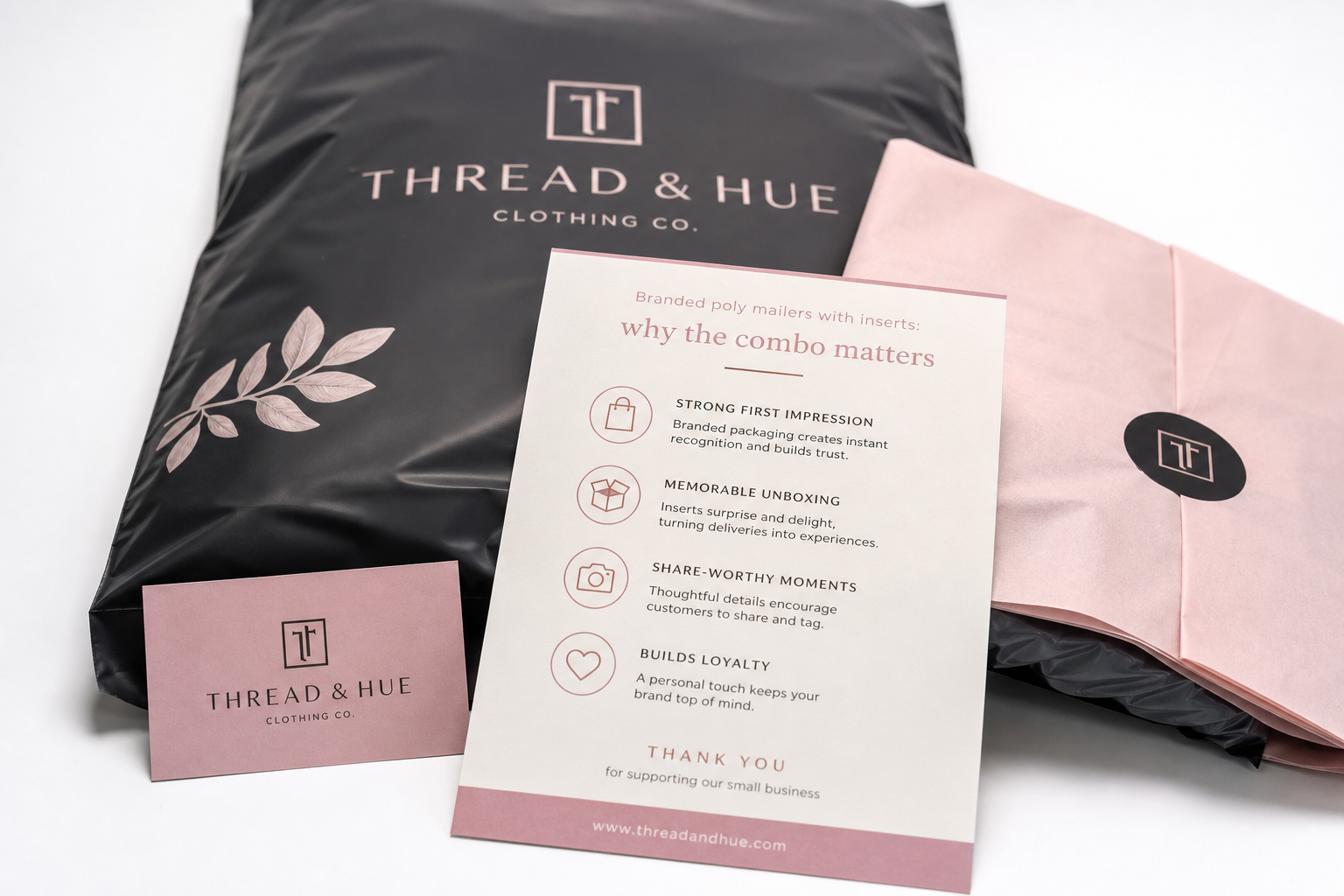Branded Poly Mailers with Inserts: How They Work