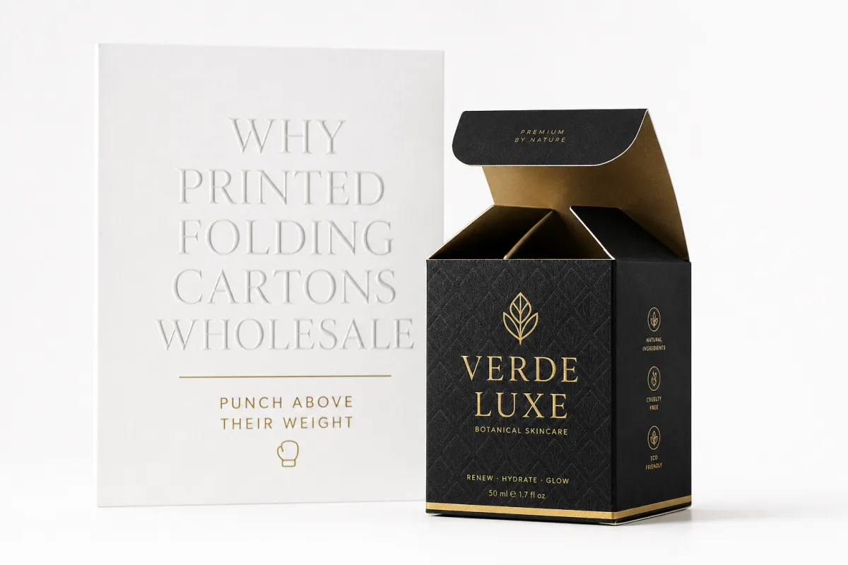 Printed Folding Cartons Wholesale for Brand Packaging
