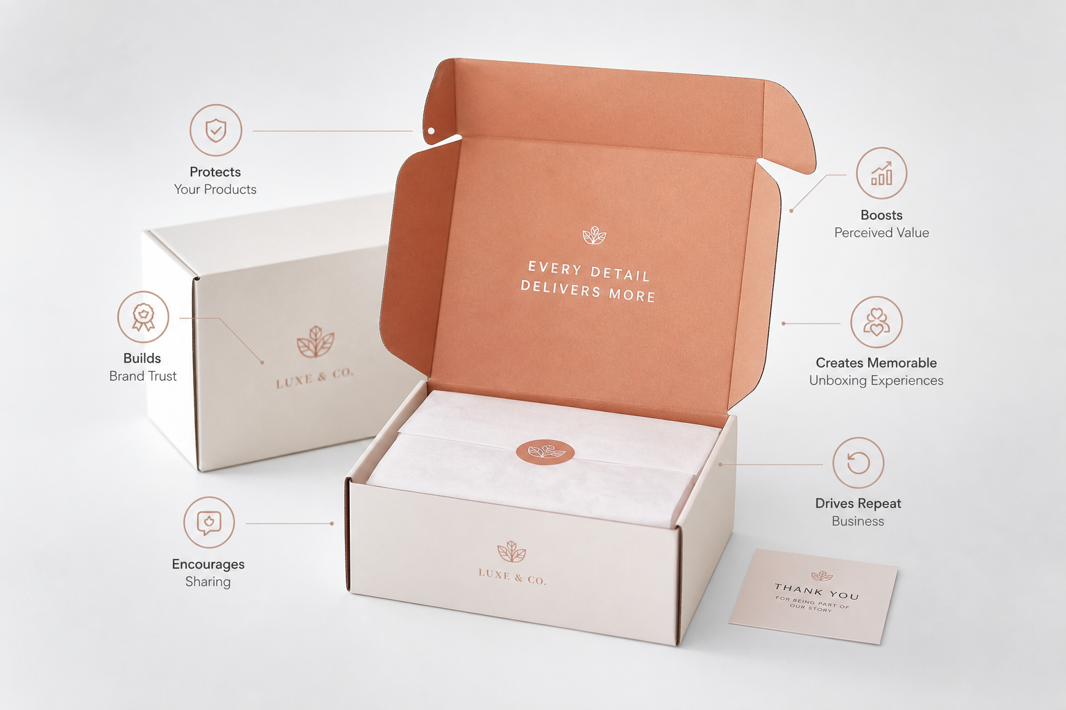 Branded Unboxing Boxes for Ecommerce: Board, Finish, Dieline, and Unit Cost