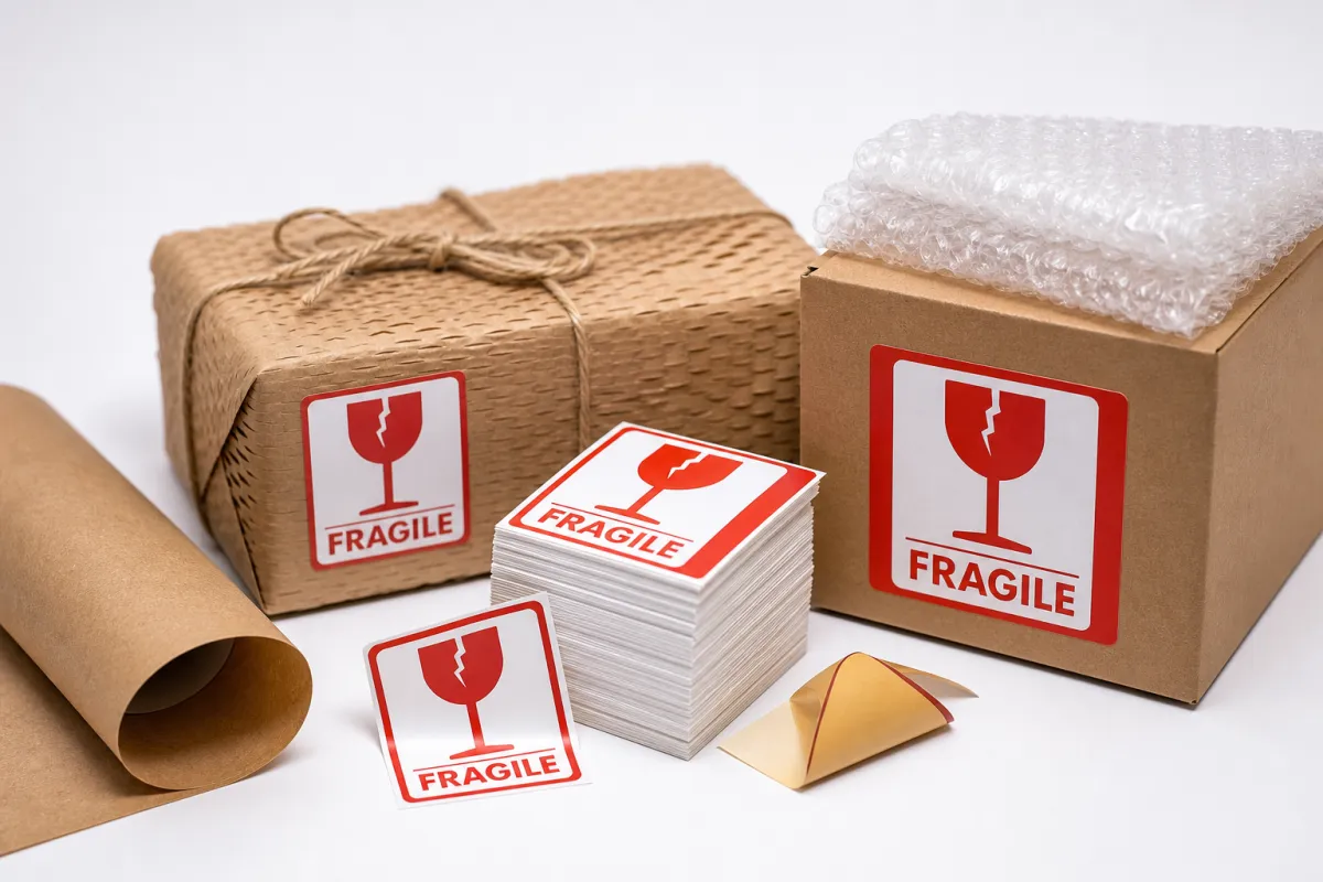 Fragile Shipping Labels Wholesale