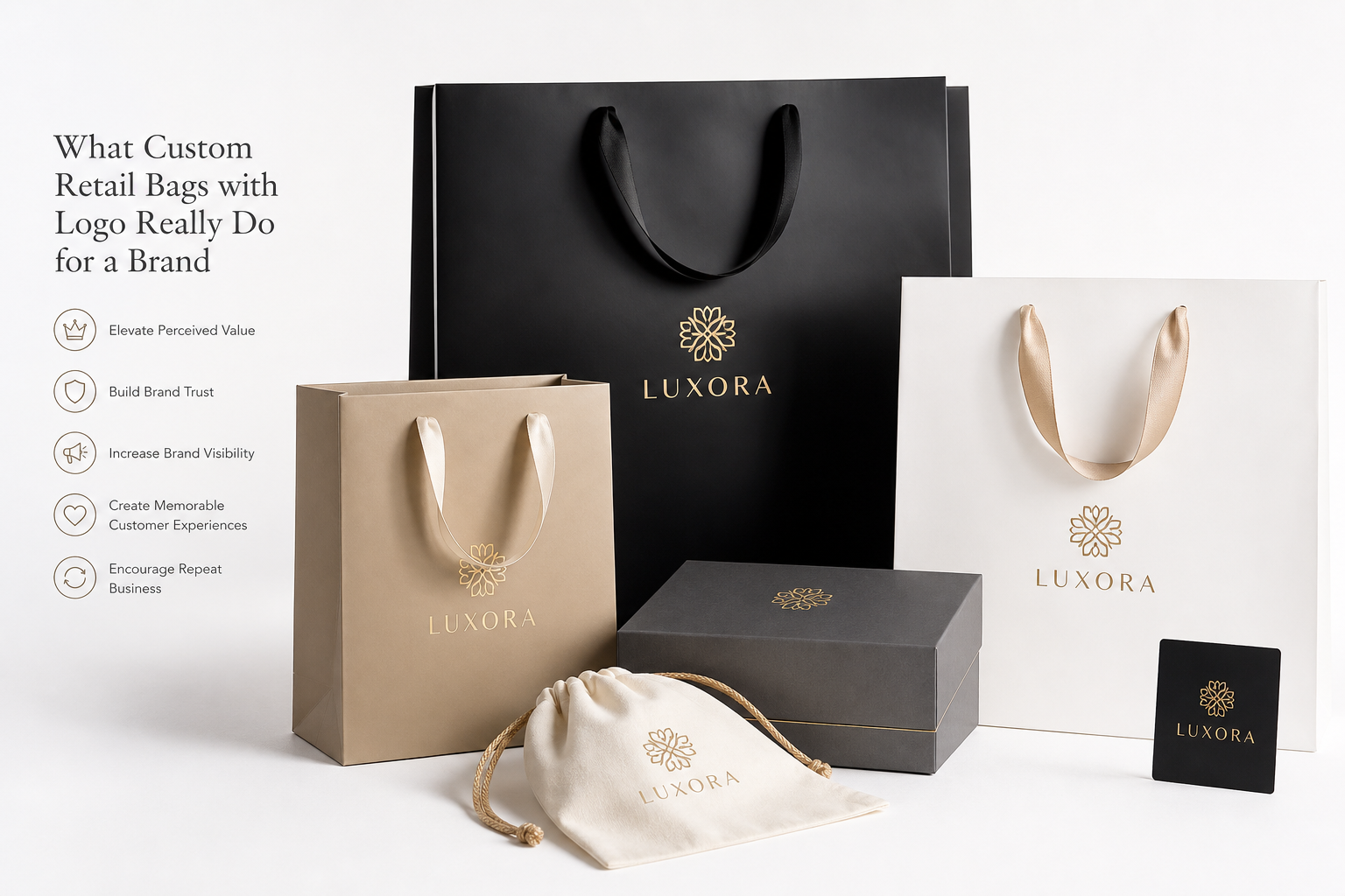 Custom Retail Bags with Logo: Design, Cost, and Process