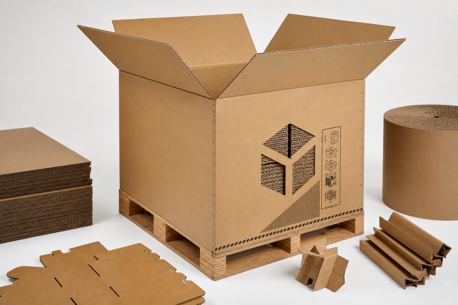 Custom Pallet Cartons Manufacturer: Board, Finish, Dieline, and Unit Cost