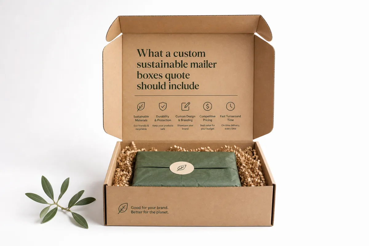 Custom Sustainable Mailer Boxes Quote