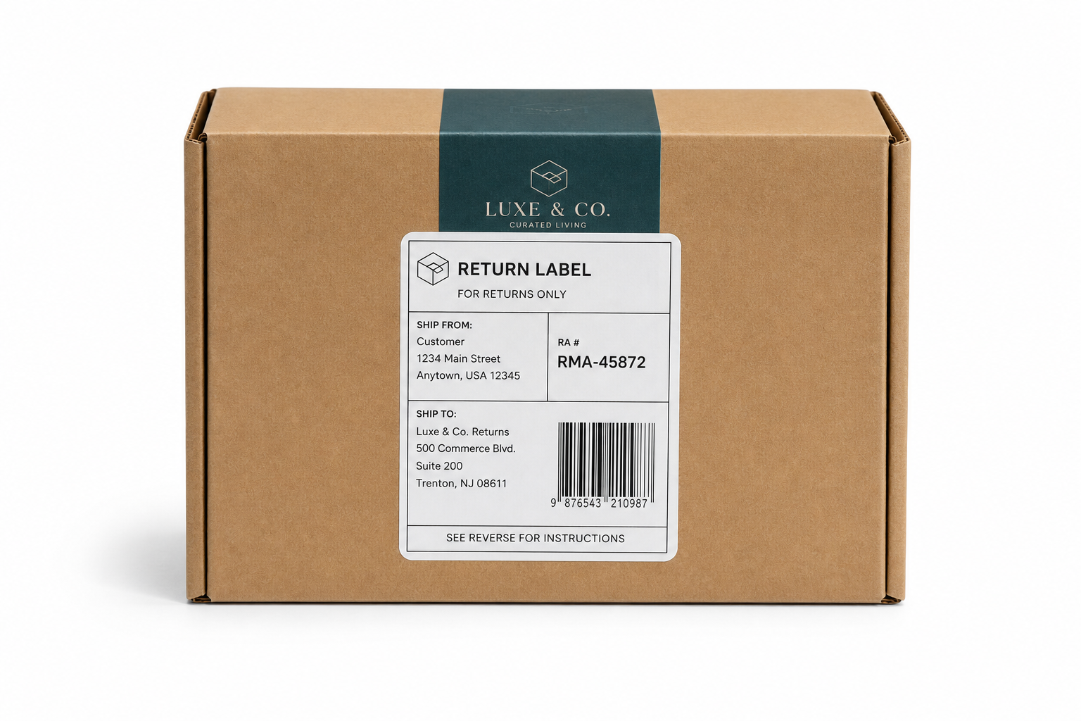 Return Labels for Ecommerce Boxes: Material, Adhesive, Artwork, and MOQ