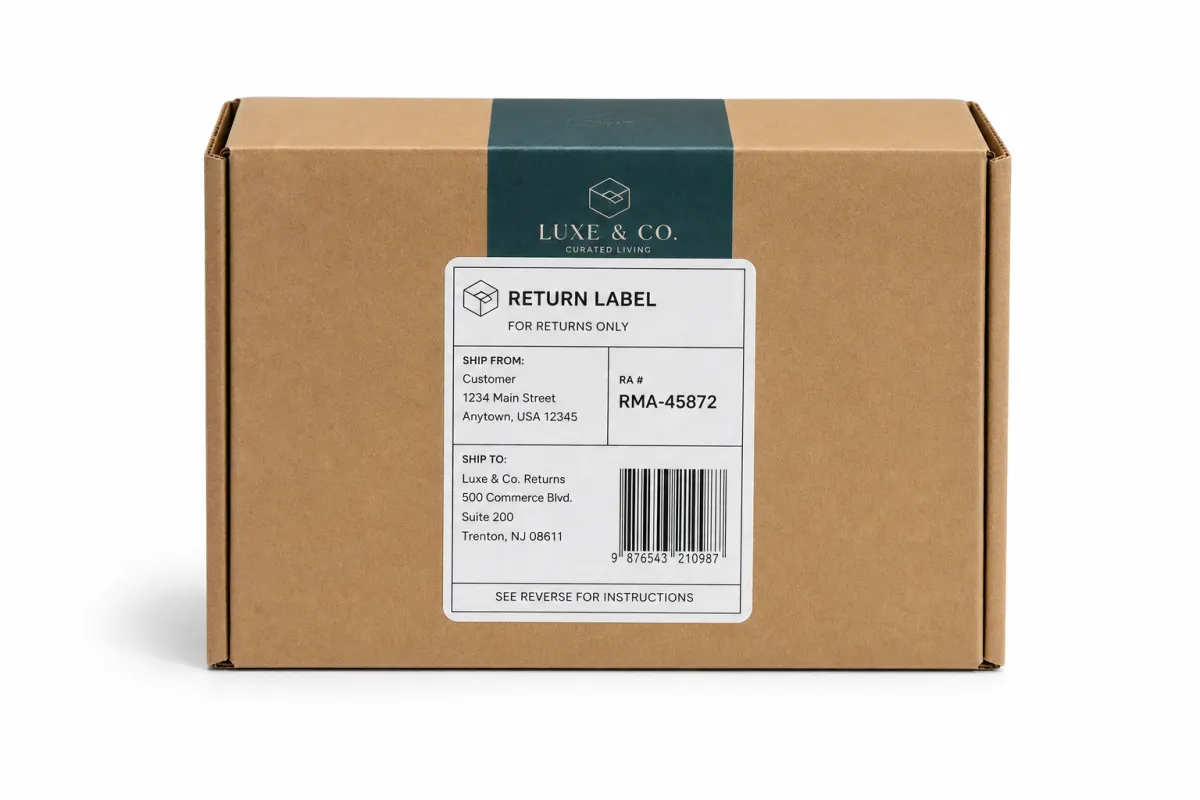 Return Labels for Ecommerce Boxes
