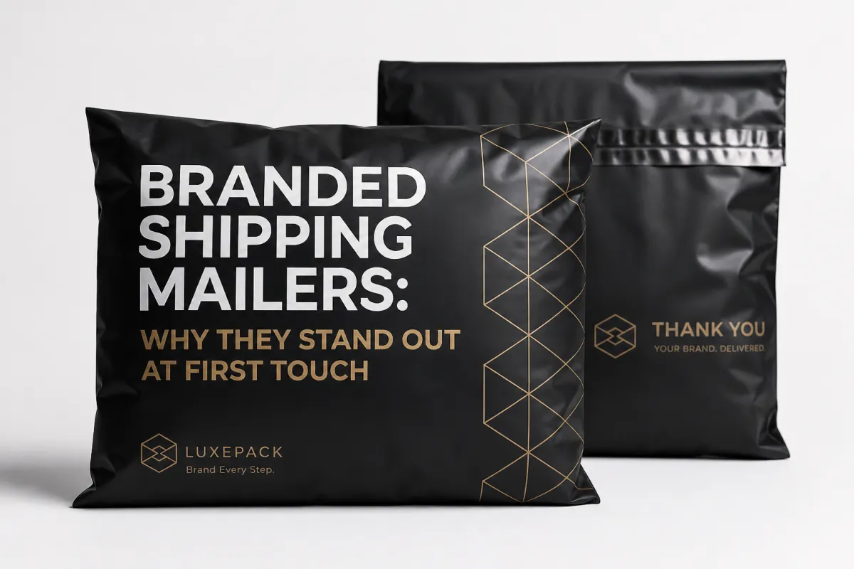Branded Shipping Mailers: Film, Print, MOQ, and Carton