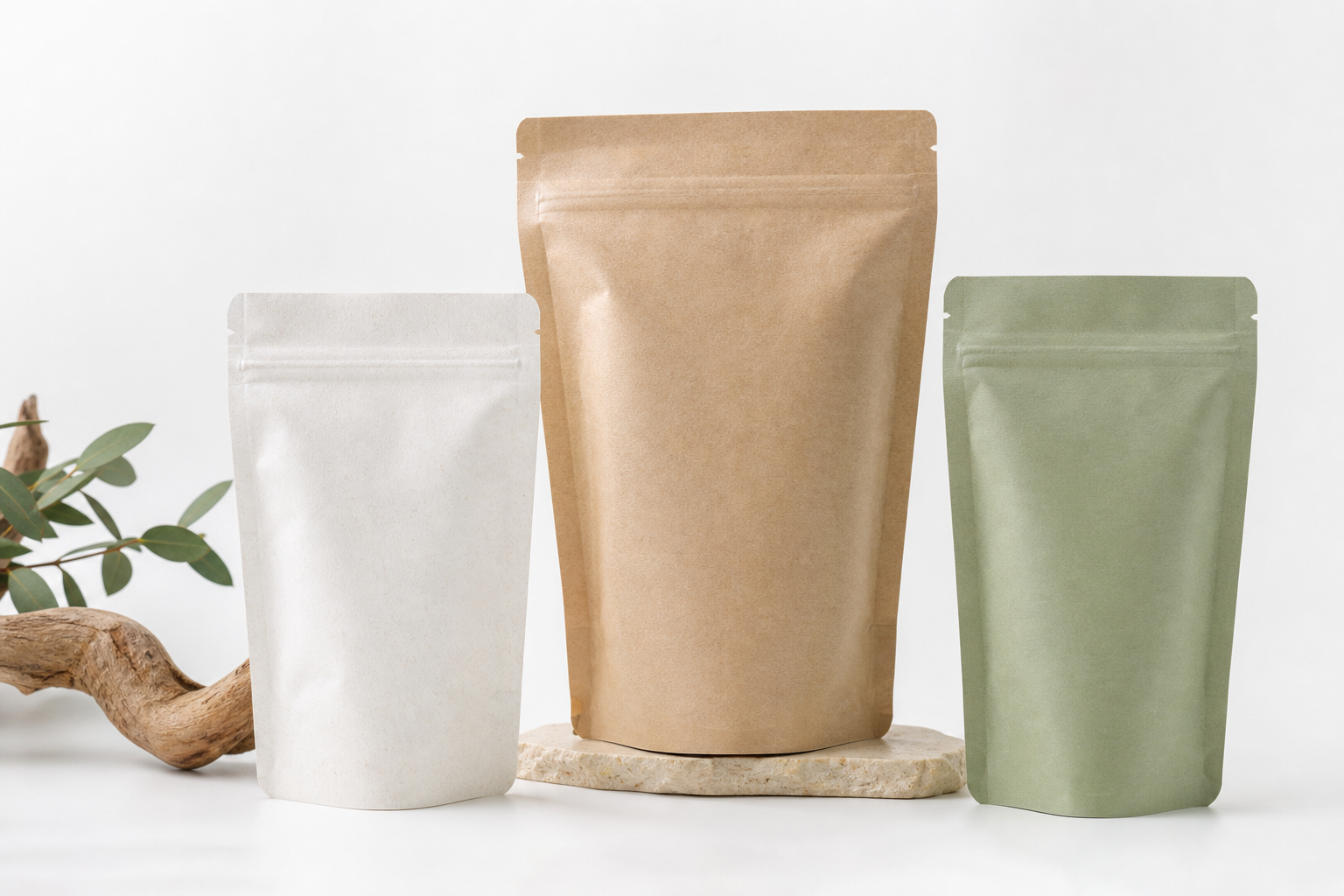 Compostable Pouch Packaging Manufacturer: Film, Print, MOQ, and Carton Packing