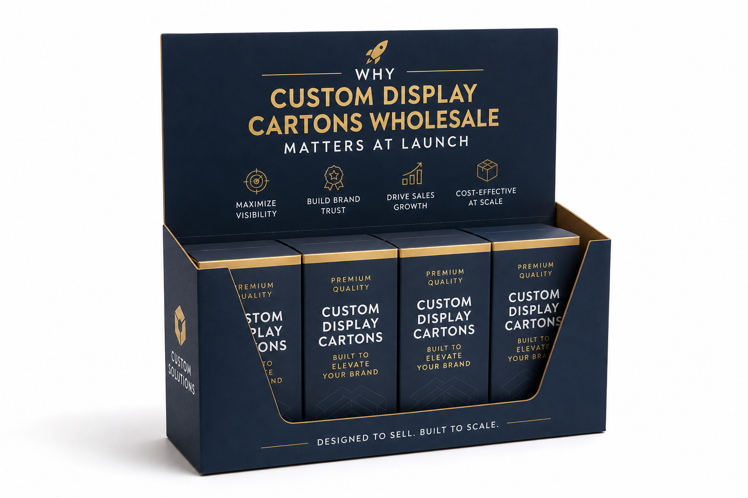 Custom Display Cartons Wholesale for Retail Brands