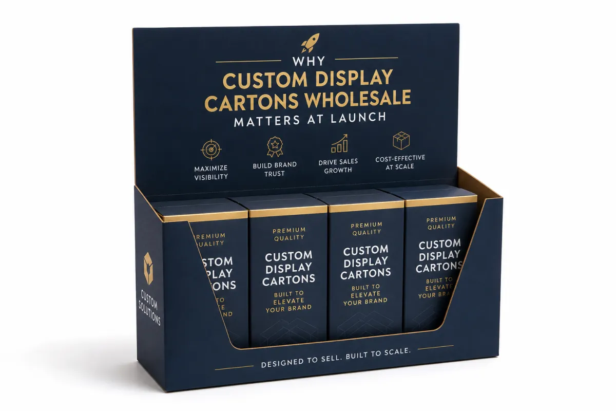 Custom Display Cartons Wholesale for Retail Brands
