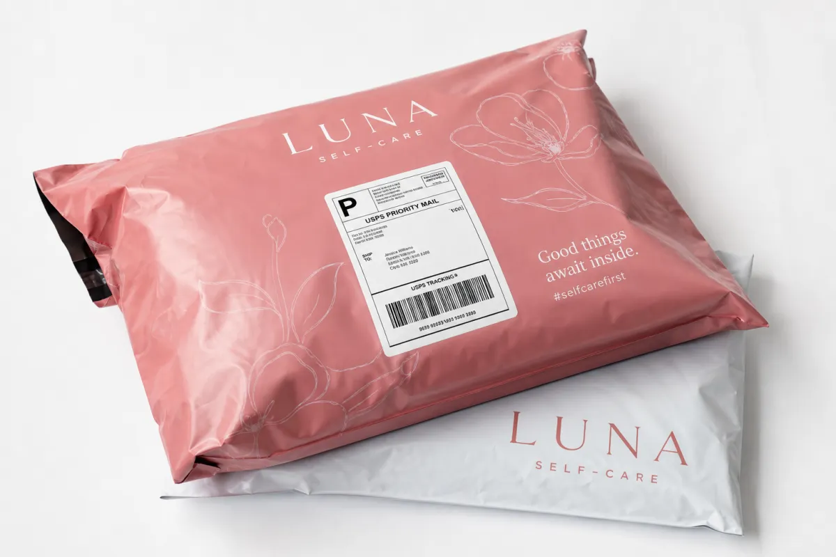 Branded Poly Mailers for Subscriptions