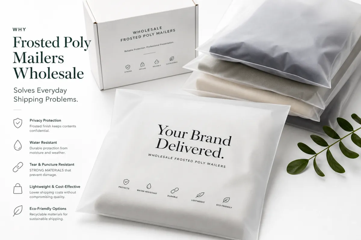Frosted Poly Mailers Wholesale: Pricing, Specs & Ordering