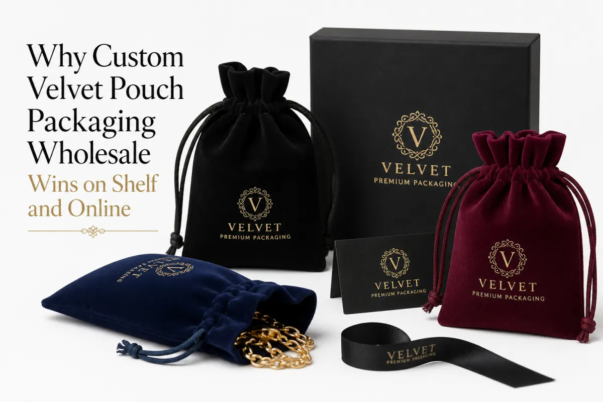 Custom Velvet Pouch Packaging Wholesale: Pricing & Specs