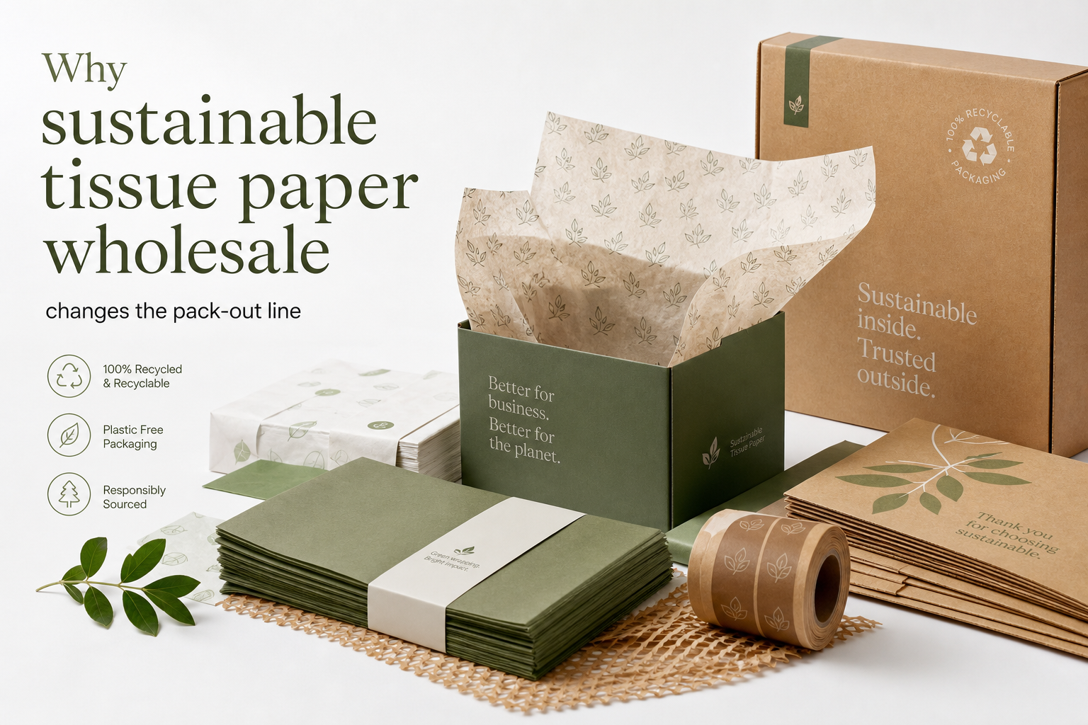 Sustainable Tissue Paper Wholesale: Specs, Pricing, Supply