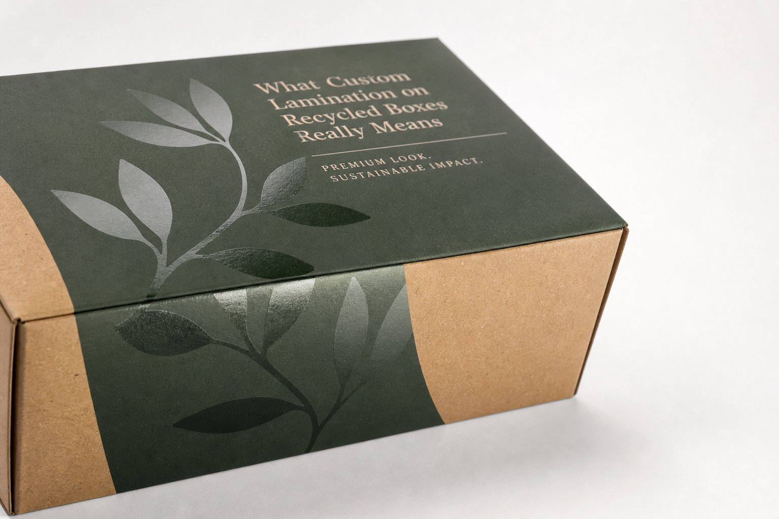 Custom Lamination on Recycled Boxes: Benefits and Limits