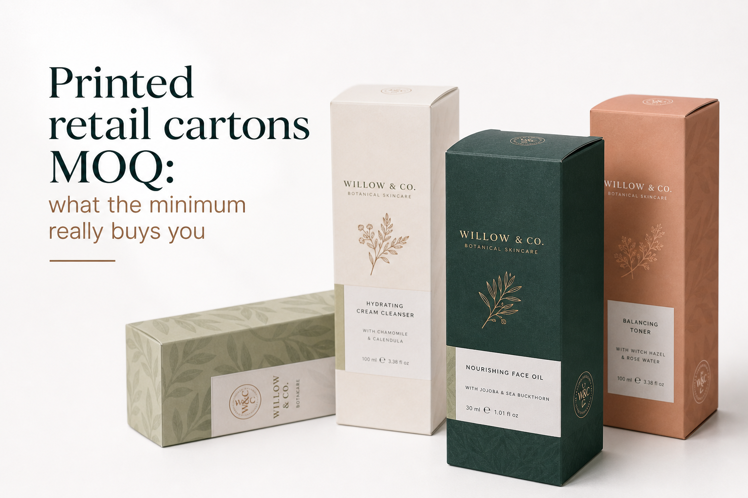 Printed Retail Cartons MOQ: Pricing, Specs, and Ordering