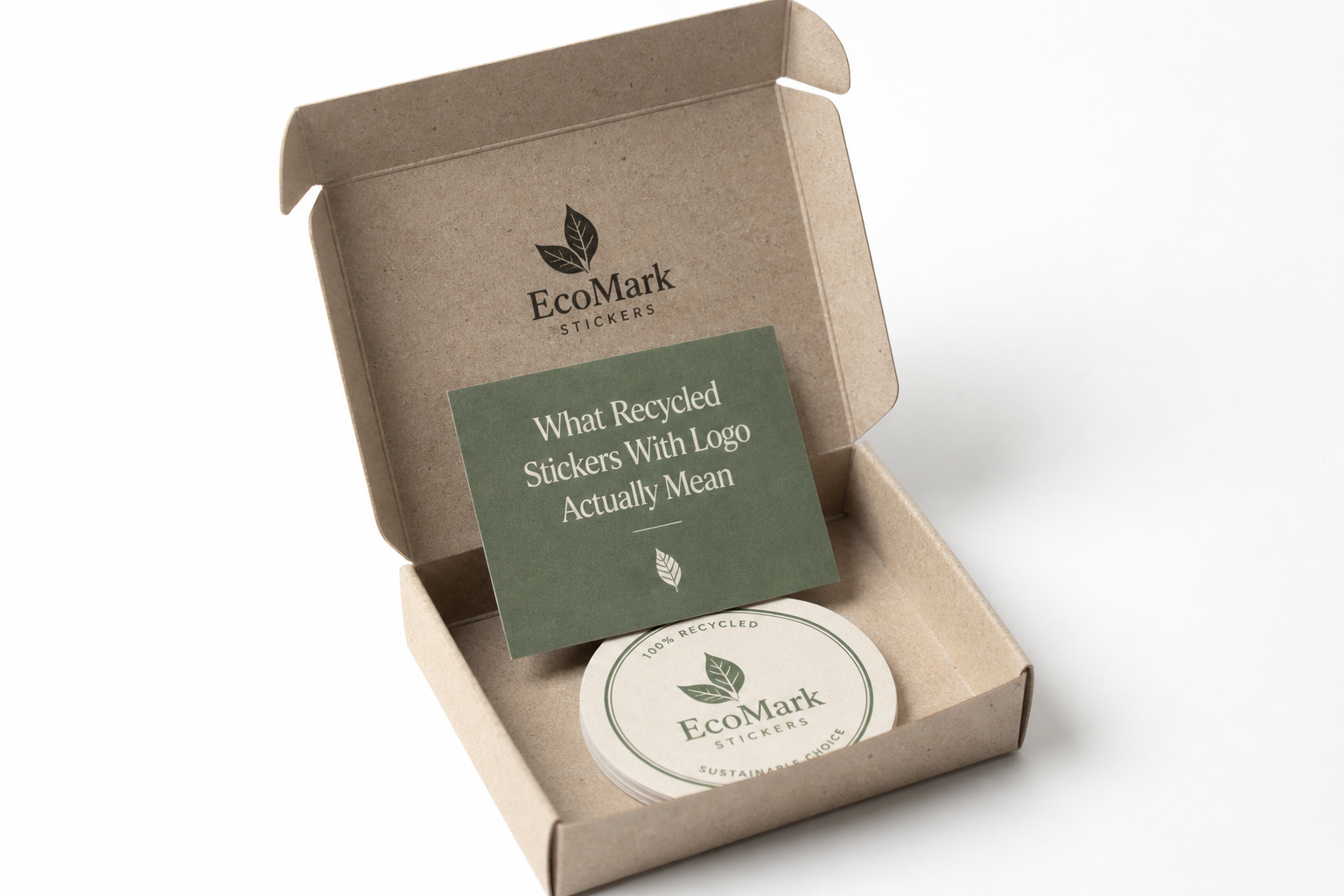 Recycled Stickers with Logo: Material, Adhesive, Artwork, and MOQ