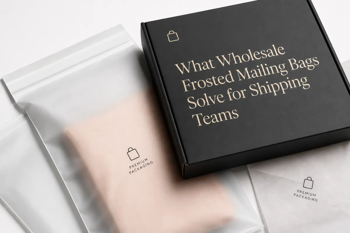 Wholesale Frosted Mailing Bags: Specs, Pricing, Process