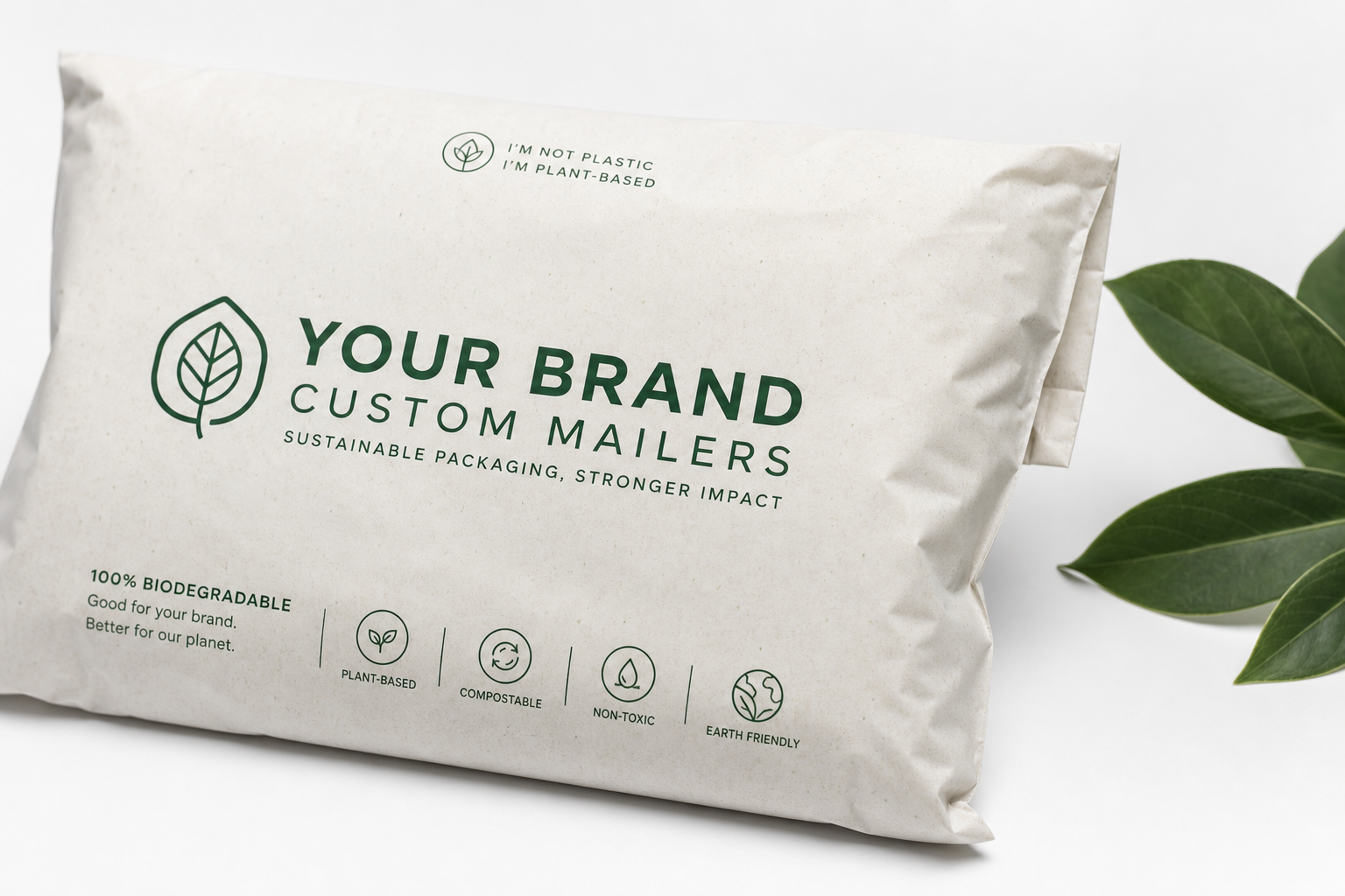 Custom Biodegradable Mailers Branding for Better Unboxing