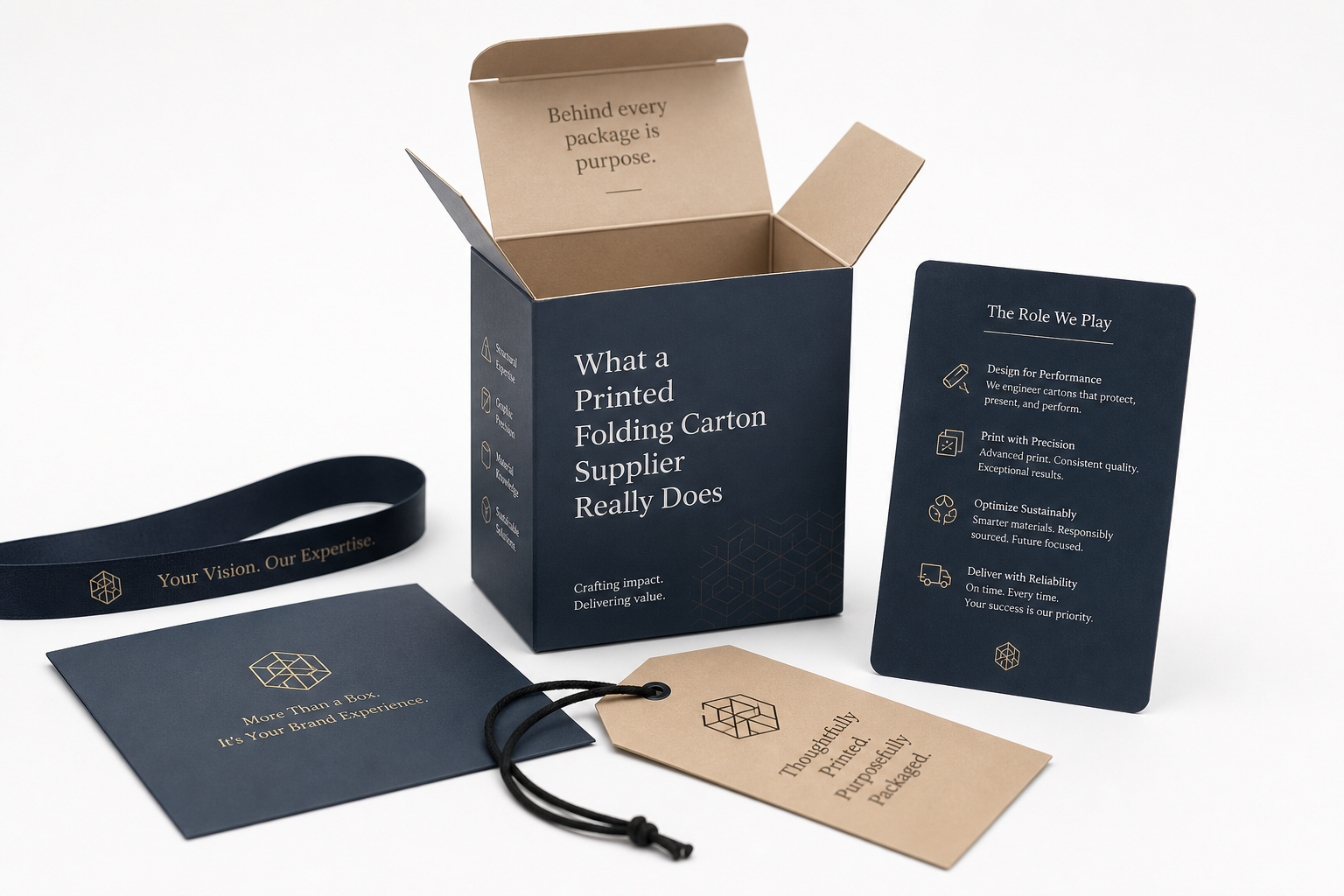 Printed Folding Carton Supplier: Board, Finish, Dieline, and Unit Cost