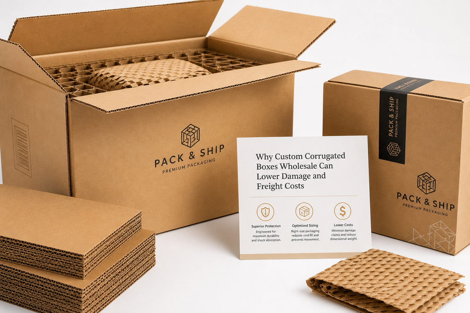 Custom Corrugated Boxes Wholesale for Shipping Needs