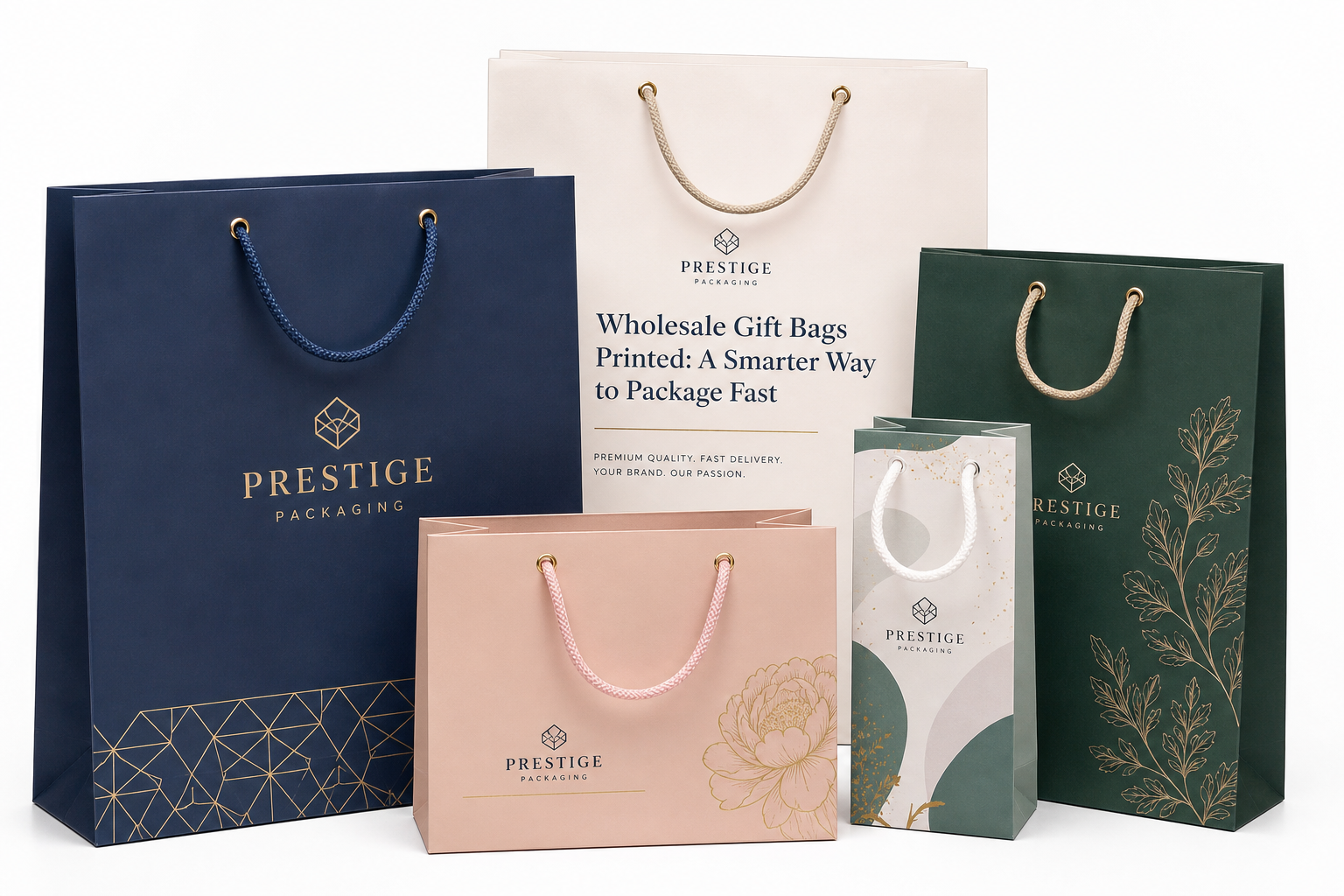Wholesale Gift Bags Printed: Pricing, Specs, Ordering