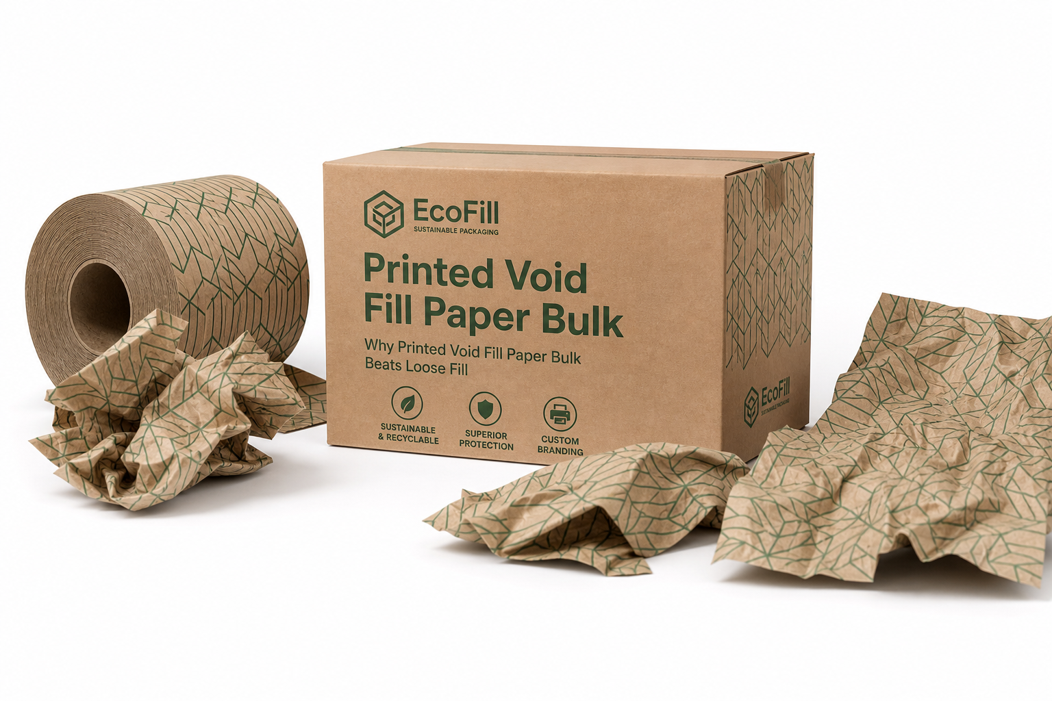 Printed Void Fill Paper Bulk: Pricing, Specs, and MOQ