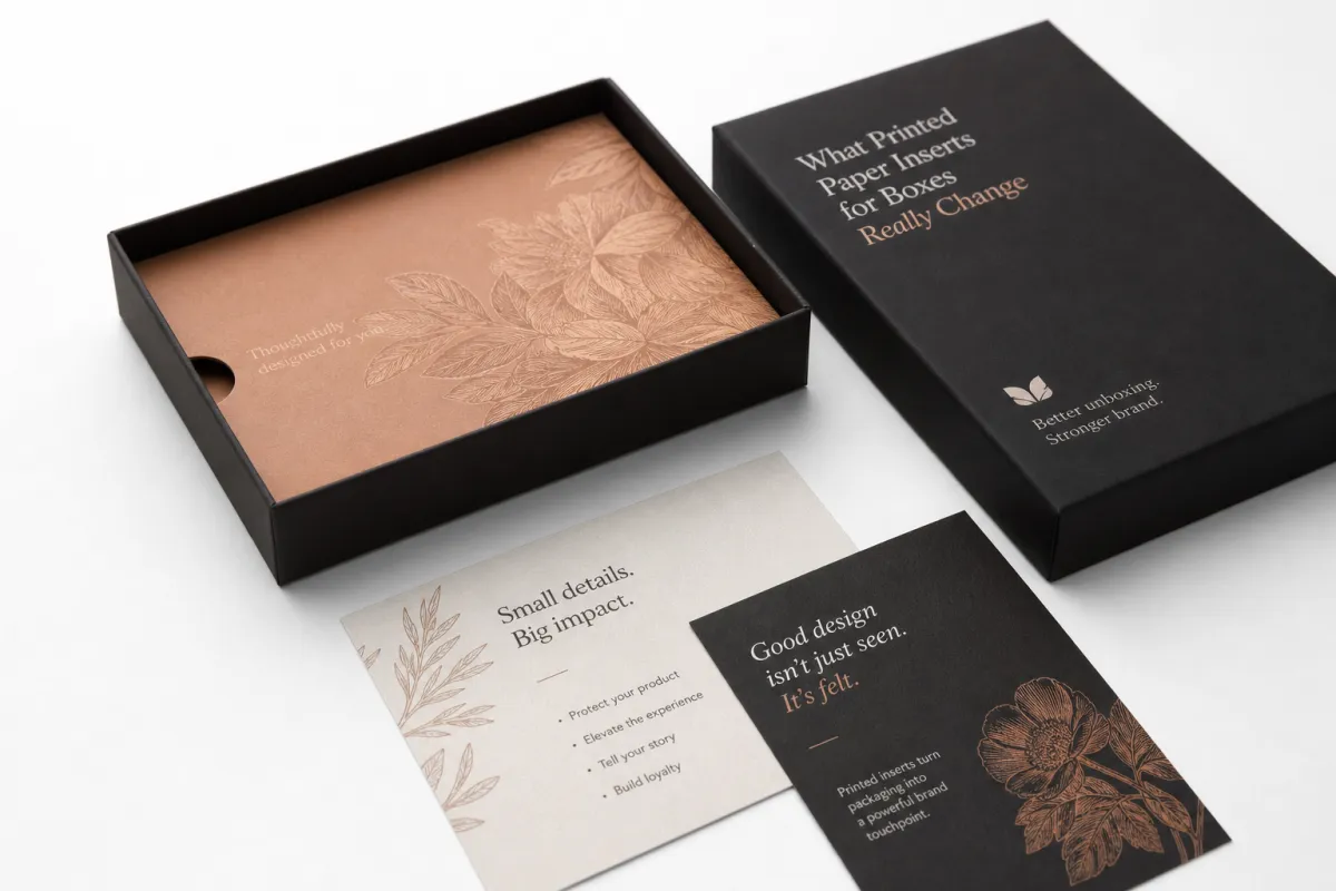 Printed Paper Inserts for Boxes: Branding, Cost, and Fit