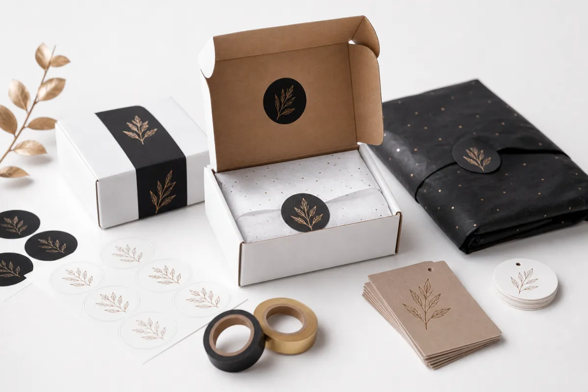 Branded Stickers for Packaging Orders
