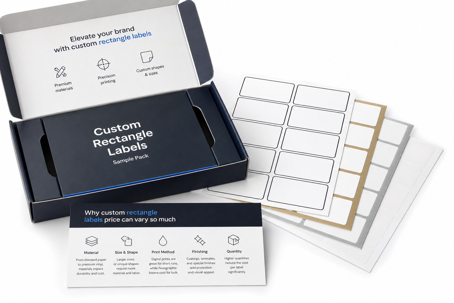Custom Rectangle Labels Price: What Affects the Cost