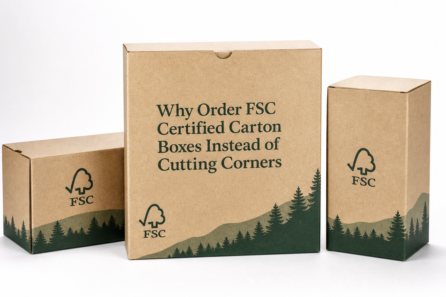 Order FSC Certified Carton Boxes for Sustainable Packaging