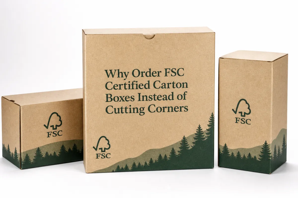 Order FSC Certified Carton Boxes for Sustainable Packaging
