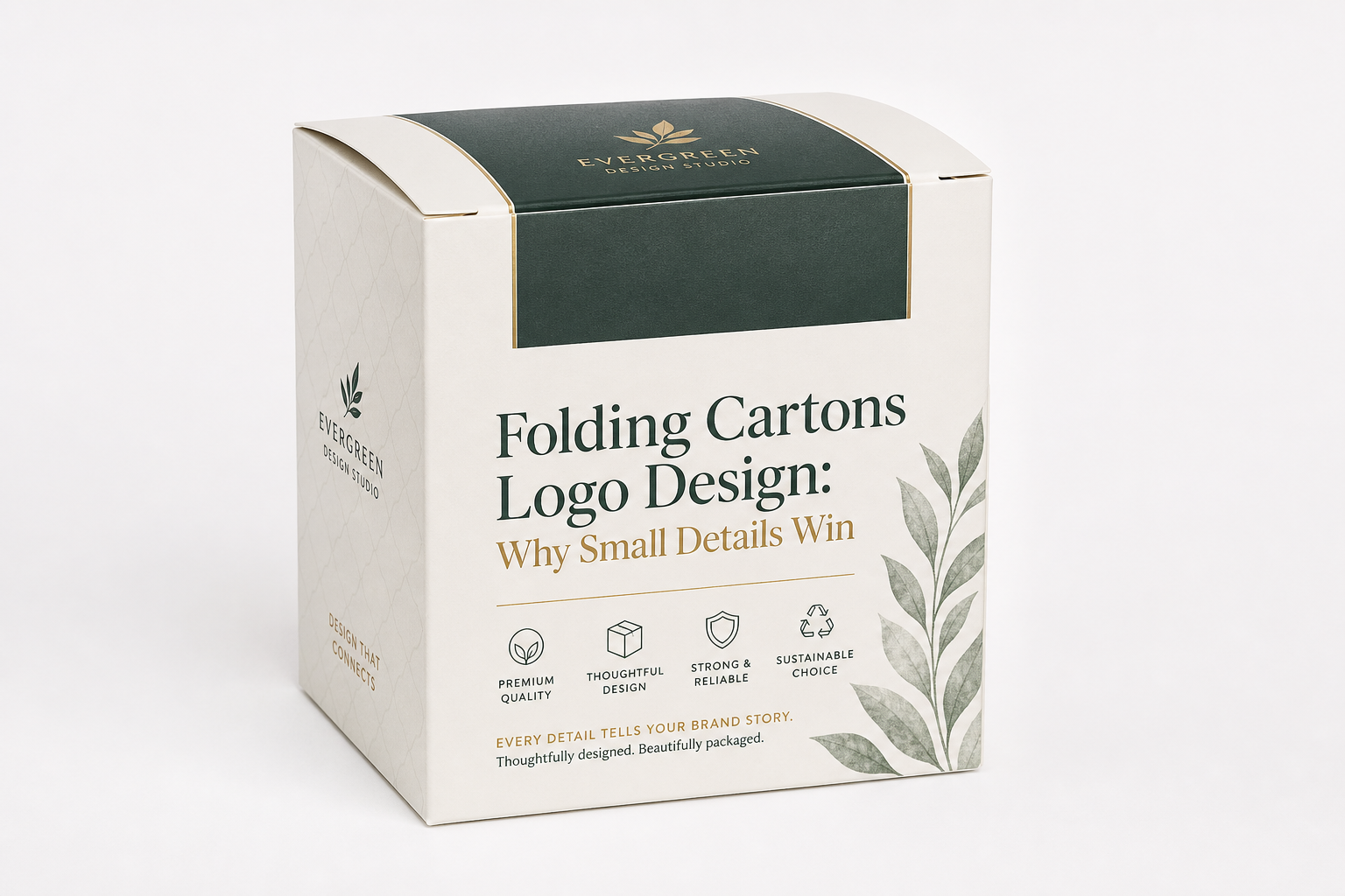 Folding Cartons Logo Design: Board, Finish, Dieline, and Unit Cost