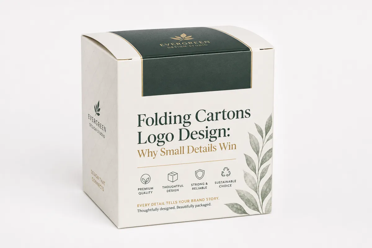 Folding Cartons Logo Design: Board, Finish, Dieline, and