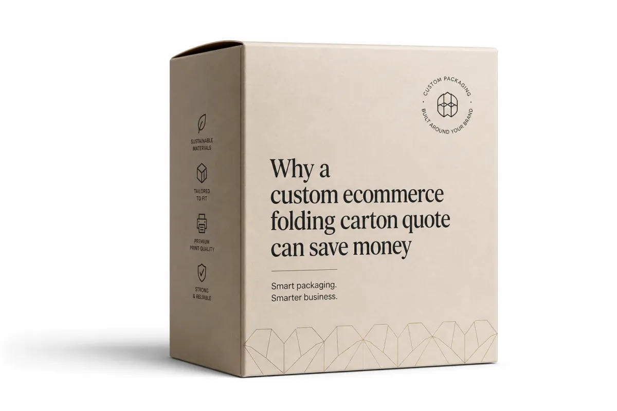 Custom Ecommerce Folding Carton Quote: Pricing and Specs