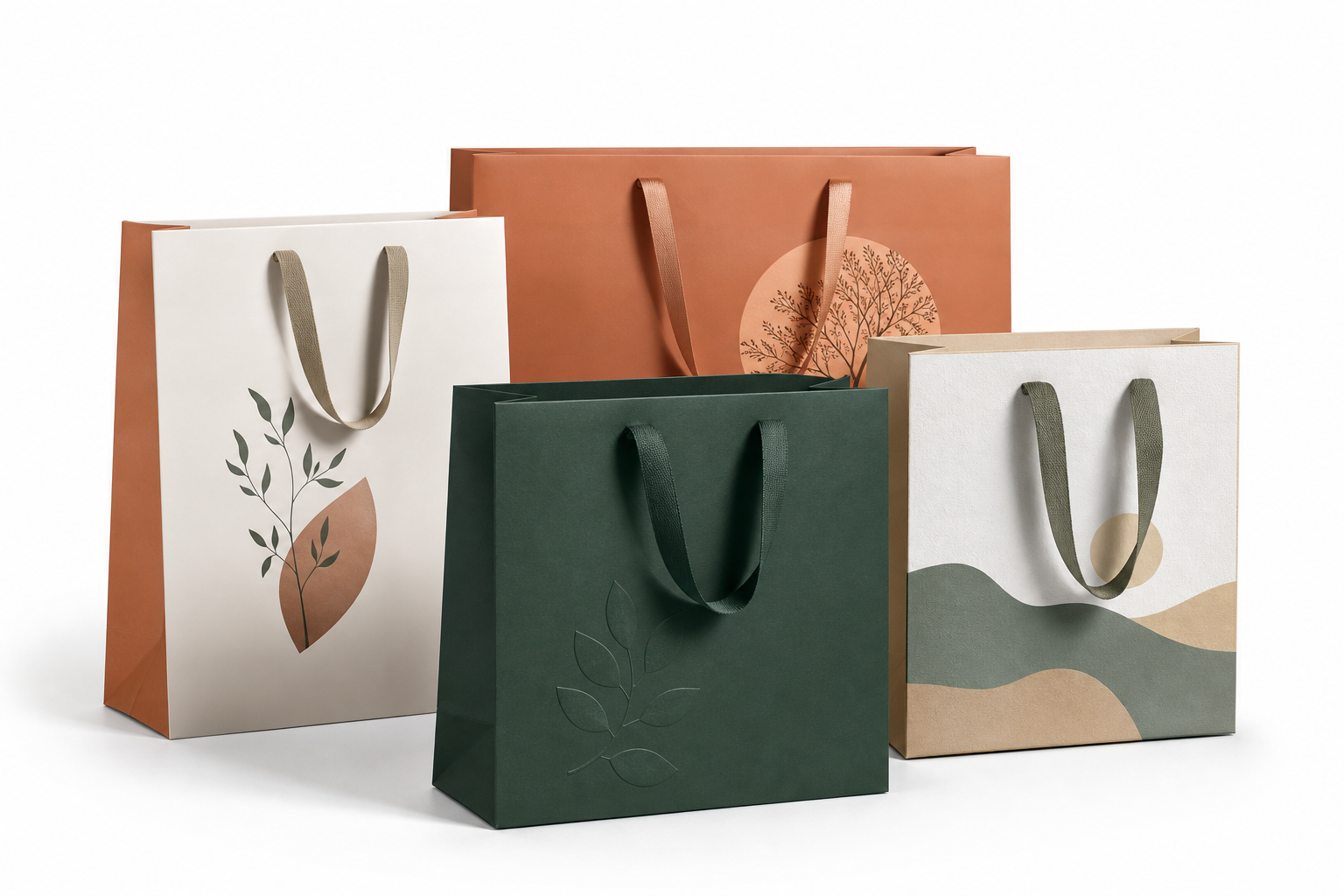 Branded Paper Bags for Retail: Film, Print, MOQ, and Carton Packing