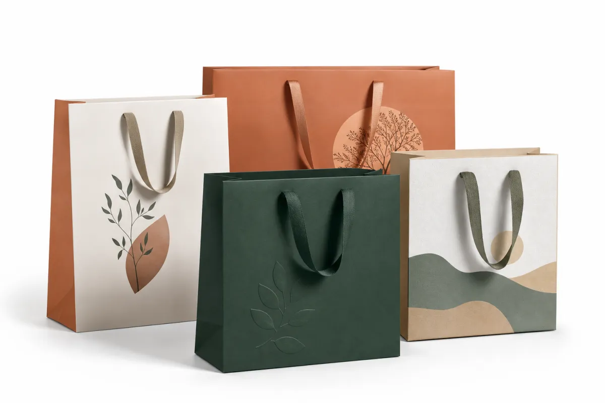 Branded Paper Bags for Retail: Film, Print, MOQ, and Carton