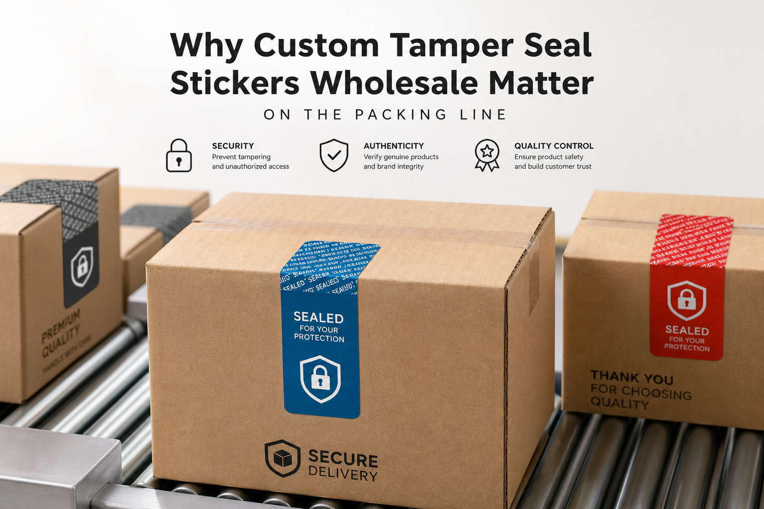 Custom Tamper Seal Stickers Wholesale: Specs, Pricing & MOQ