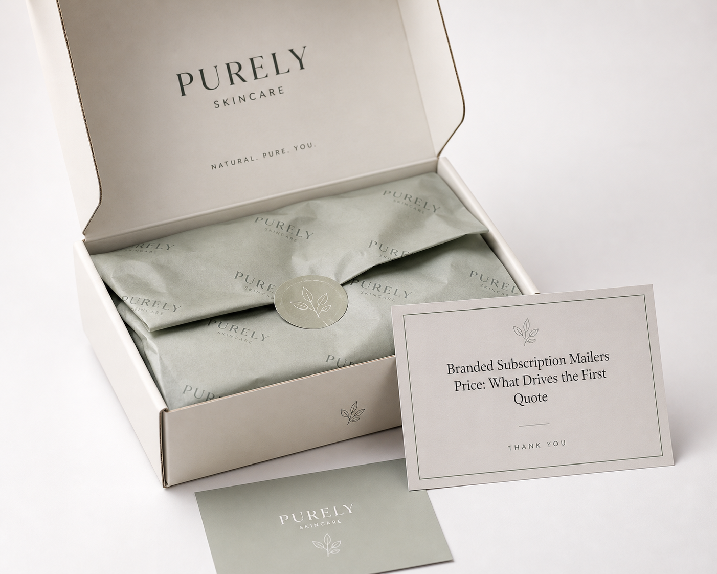 Branded Subscription Mailers Price: Film, Print, MOQ, and Carton Packing