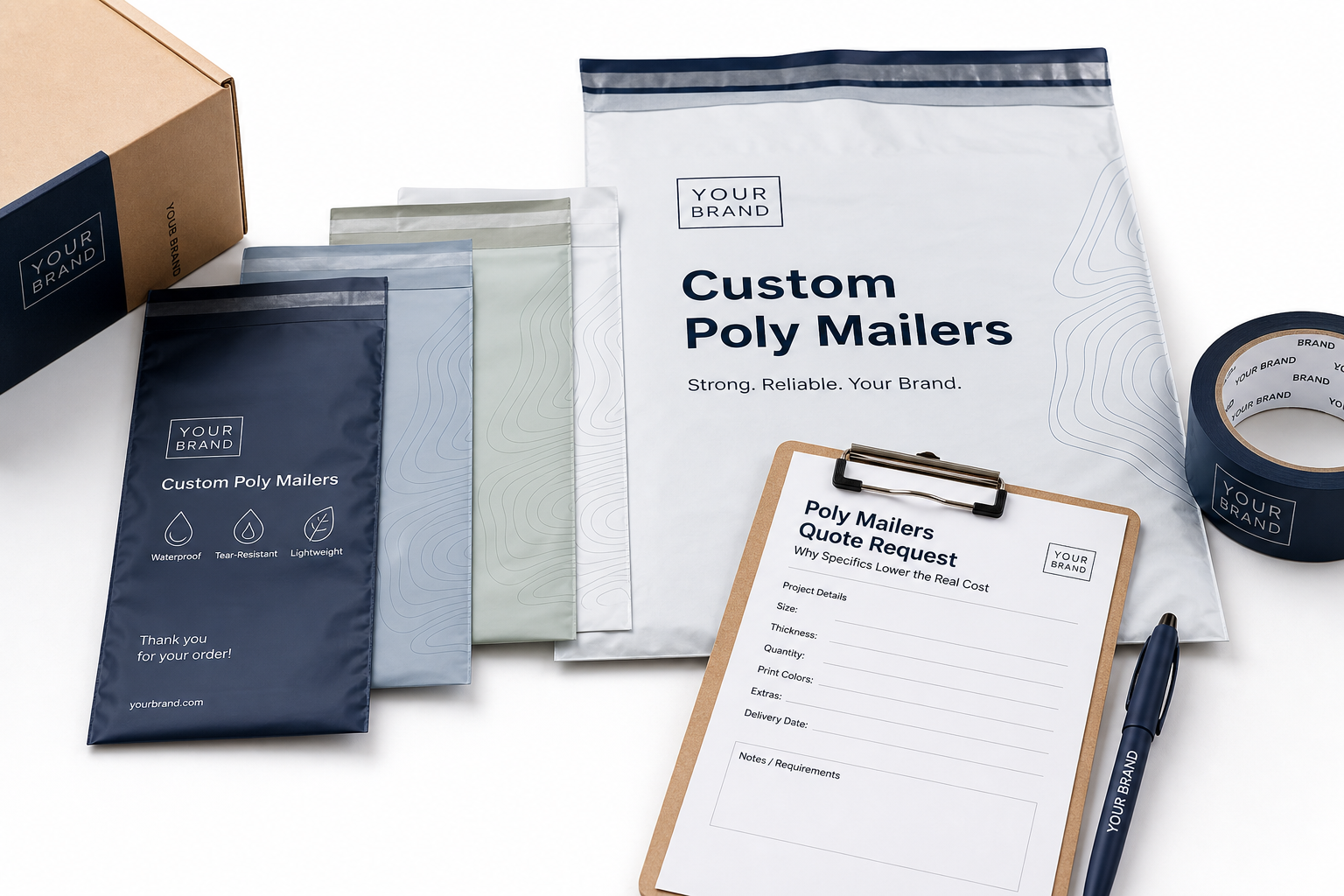 Poly Mailers Quote Request: Pricing, Specs, and Timing