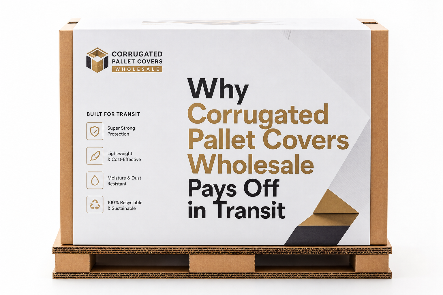 Corrugated Pallet Covers Wholesale: Material, Print, Proofing, and Reorder Risk