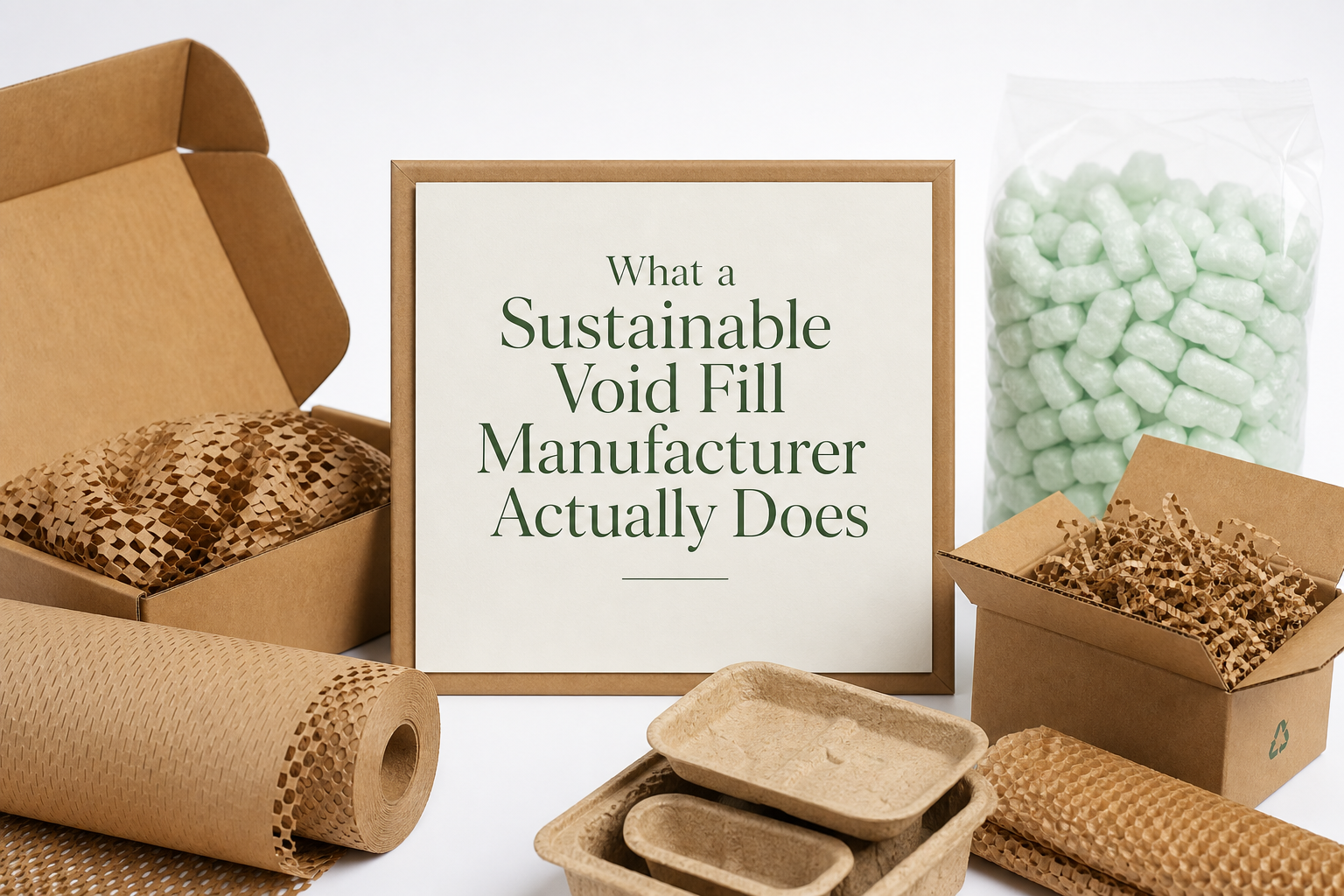 Sustainable Void Fill Manufacturer: Material, Print, Proofing, and Reorder Risk