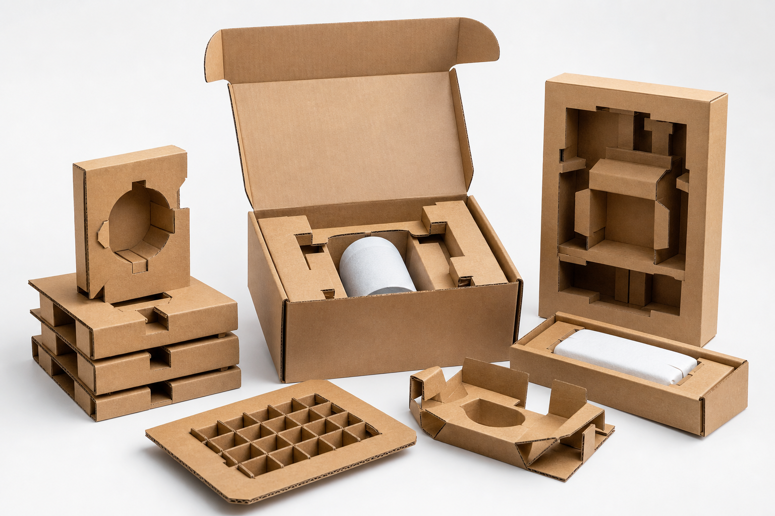 Shipping Box Inserts Manufacturer: Board, Finish, Dieline, and Unit Cost