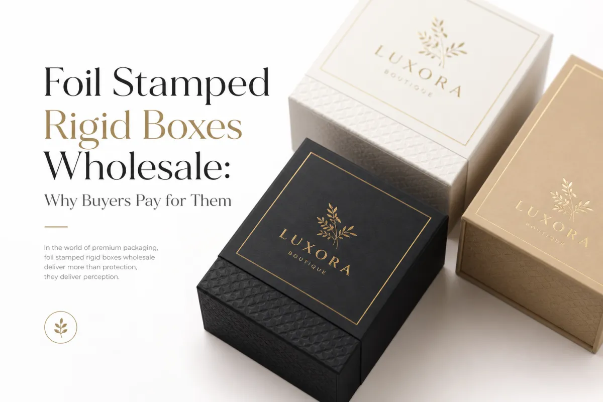 Foil Stamped Rigid Boxes Wholesale: Pricing, Specs, MOQ
