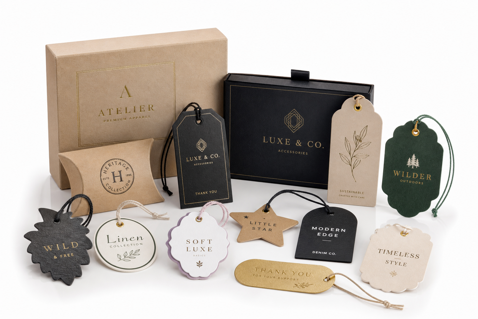 Die Cut Hang Tags Supplier: Material, Adhesive, Artwork, and MOQ