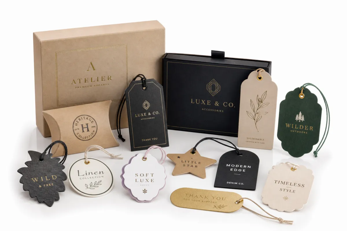 Die Cut Hang Tags Supplier: Material, Adhesive, Artwork