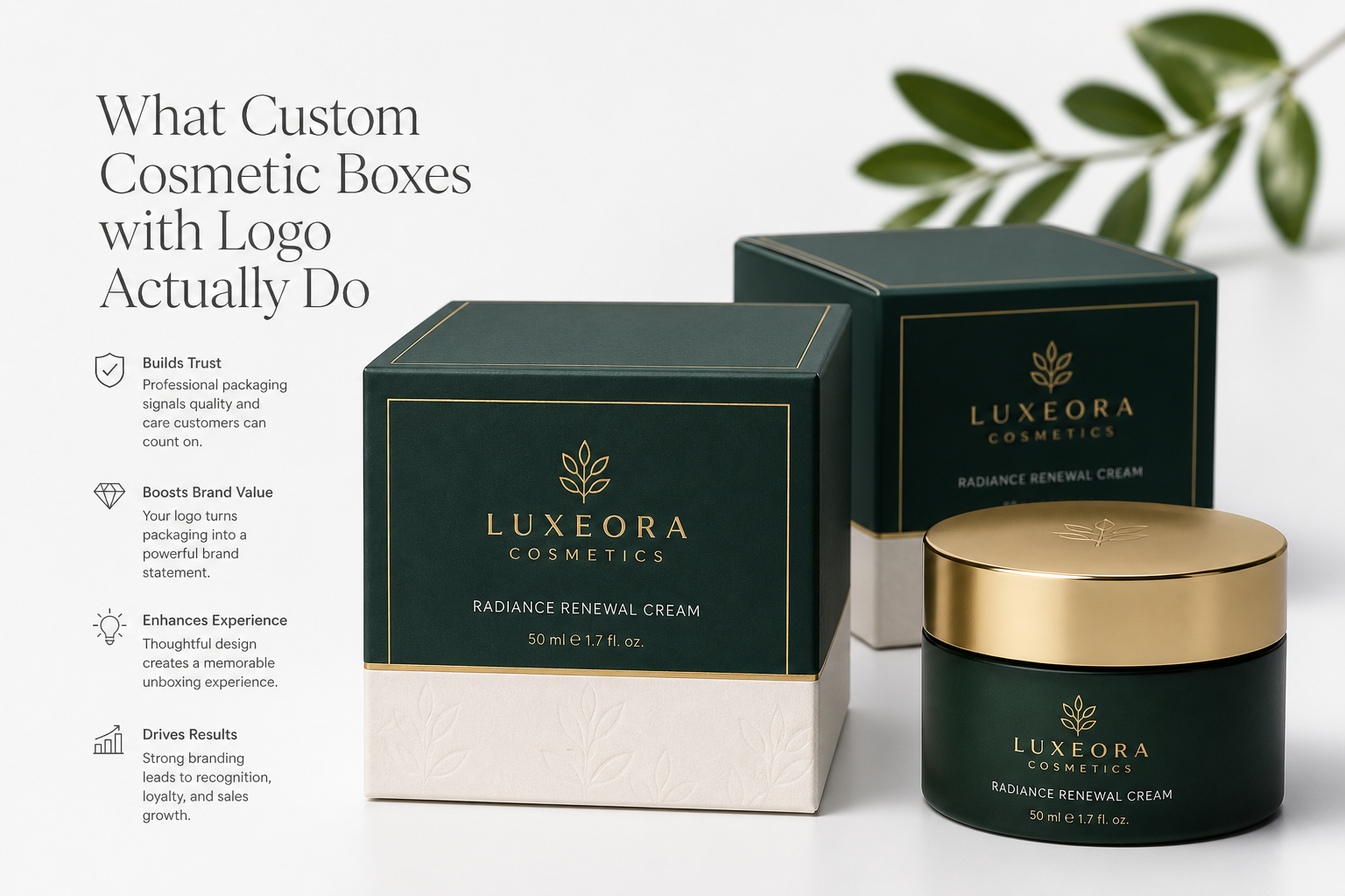Custom Cosmetic Boxes with Logo Branding: Dieline, Finish, Proof, and Buyer Review