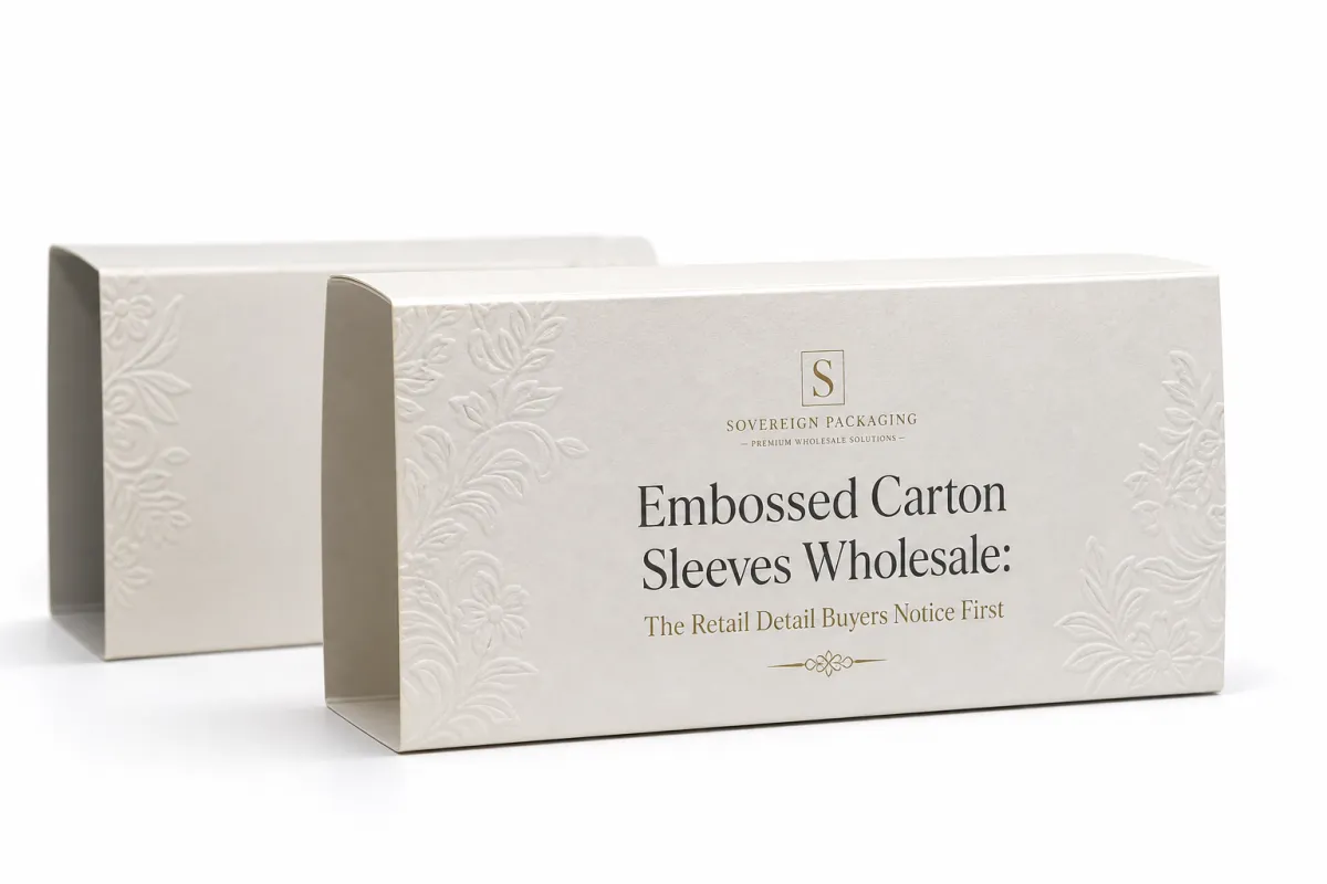 Embossed Carton Sleeves Wholesale for Sustainable Brands