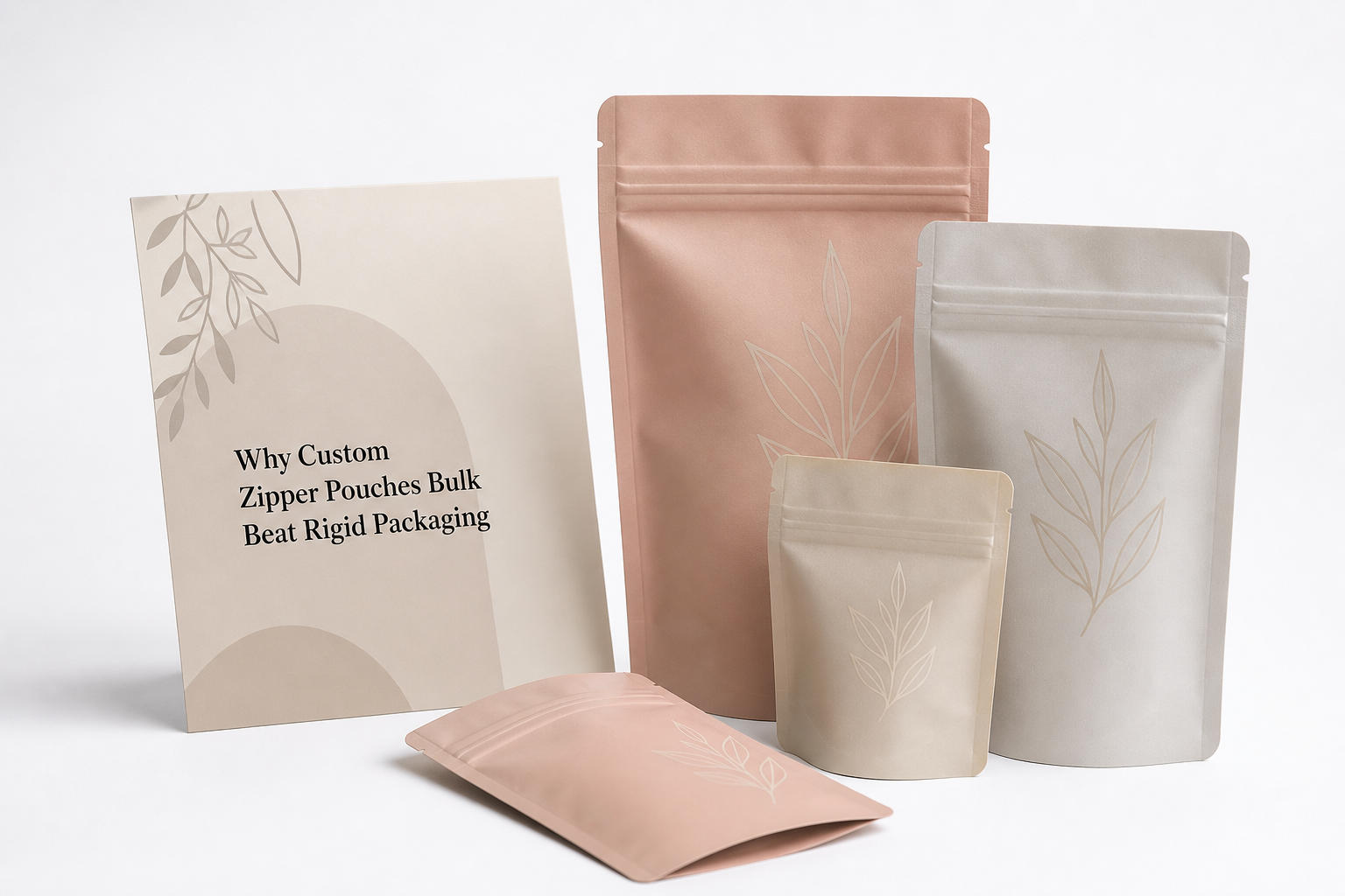 Custom Zipper Pouches Bulk: Pricing, Specs, and MOQ