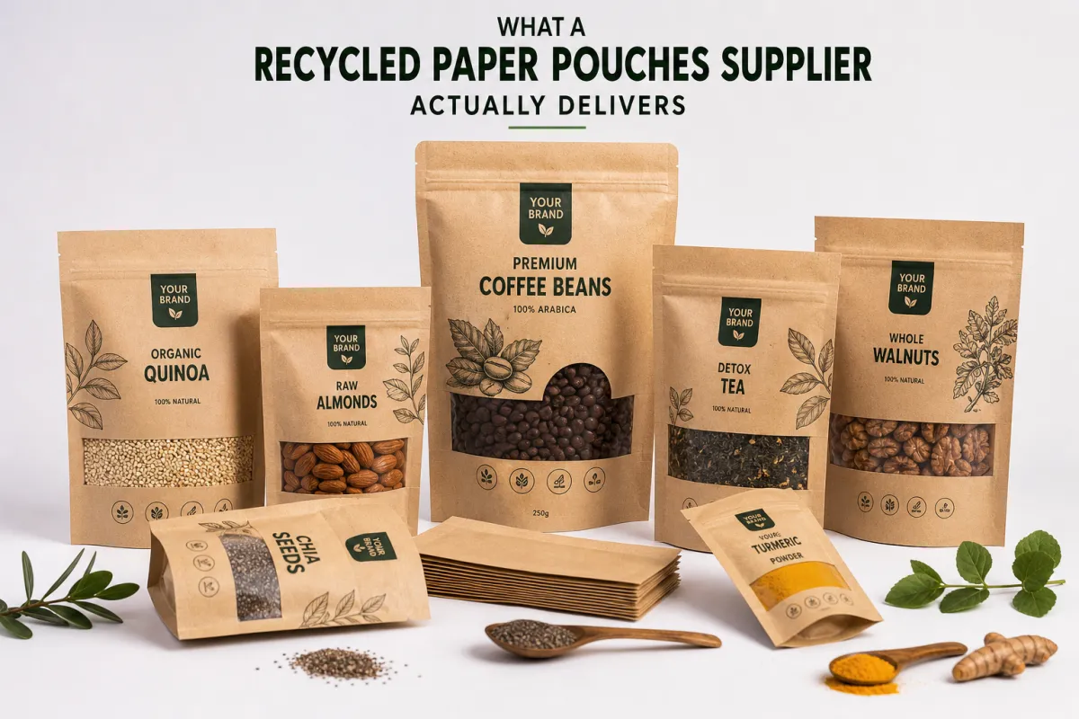 Recycled Paper Pouches Supplier